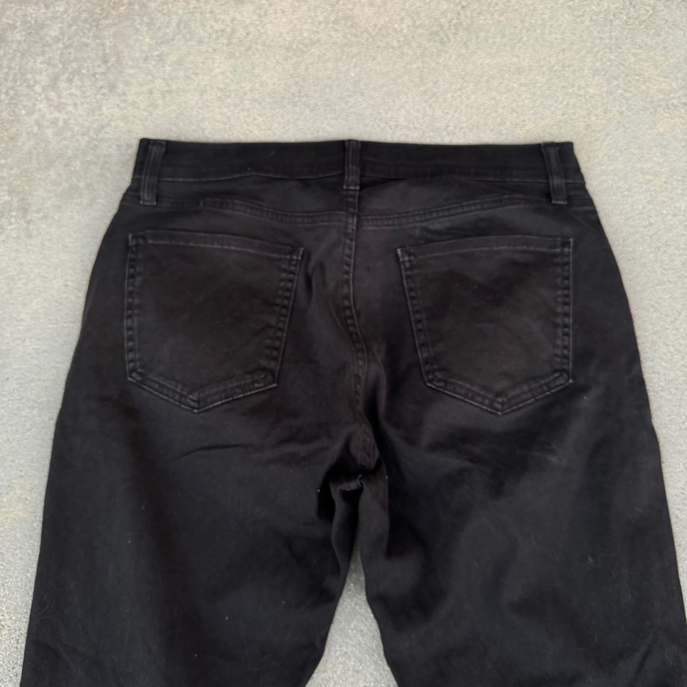 Uniqlo EZY Skinny Fit Color Jeans Mens Large Black Stretch Pants Size 32 - Picture 9 of 9